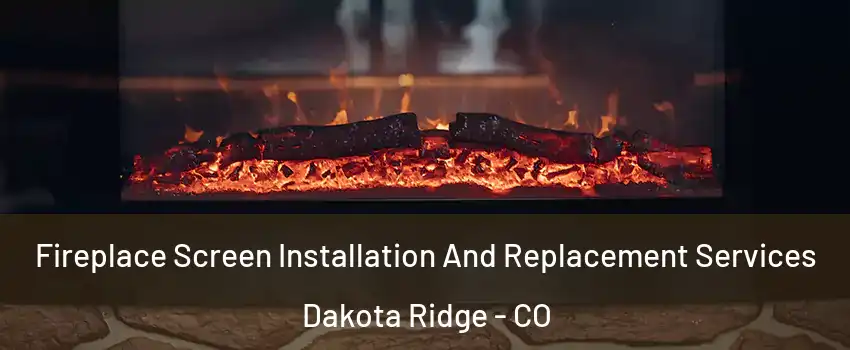  Fireplace Screen Installation And Replacement Services Dakota Ridge - CO