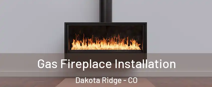  Gas Fireplace Installation Dakota Ridge - CO